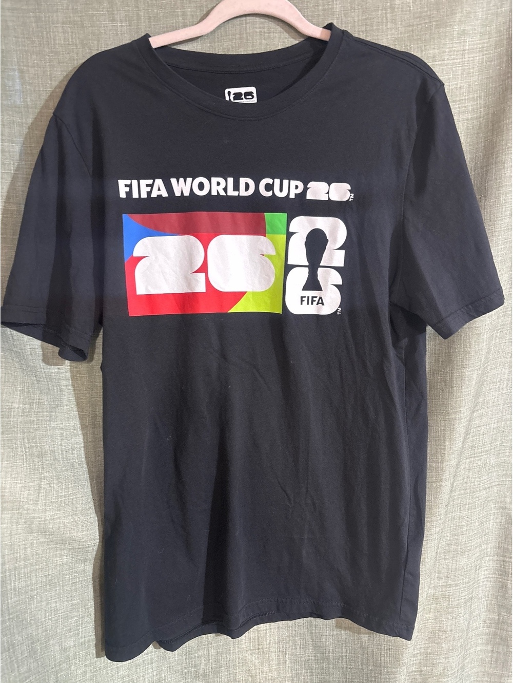 FIFA World Cup 2026 Official Licensed T-Shirt Black Large